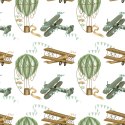 Tapeta Samoloty I Balony Retro