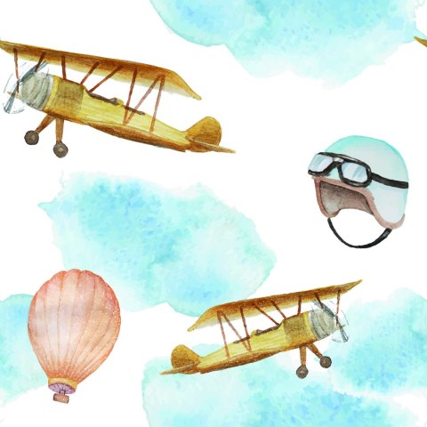 Tapeta Samoloty I Balony