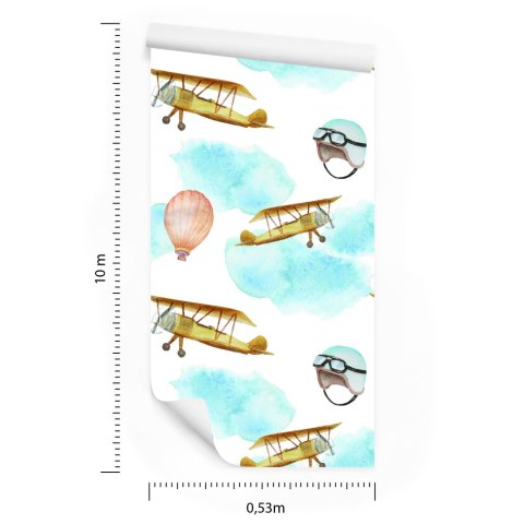 Tapeta Samoloty I Balony