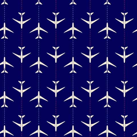 Tapeta Samoloty W Liniach