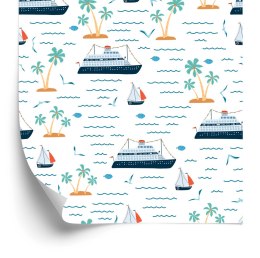 Tapeta Statki Pośród Wysp