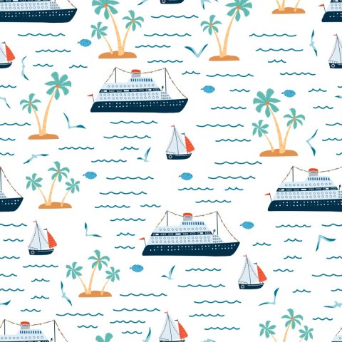 Tapeta Statki Pośród Wysp