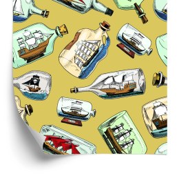 Tapeta Statki W Butelkach