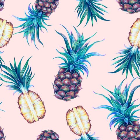 Tapeta Tropikalne Ananasy