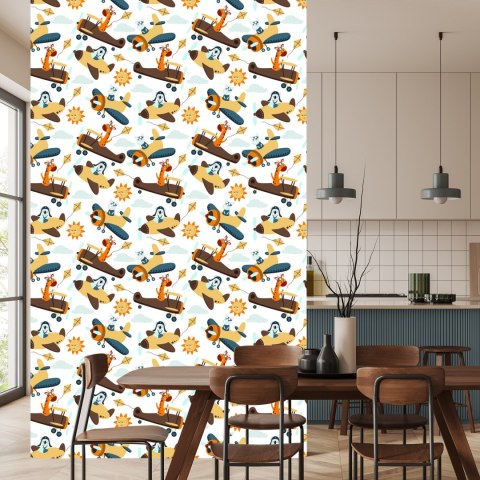 Tapeta Urocze Zwierzątka W Samolotach