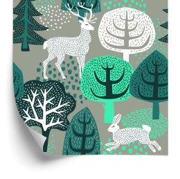 Tapeta Drzewa, Zieleń, Natura Pokój Dziecięcy