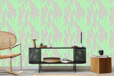 Tapeta Egzotyczne Liście Leśne