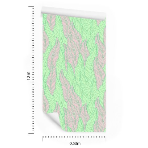 Tapeta Egzotyczne Liście Leśne