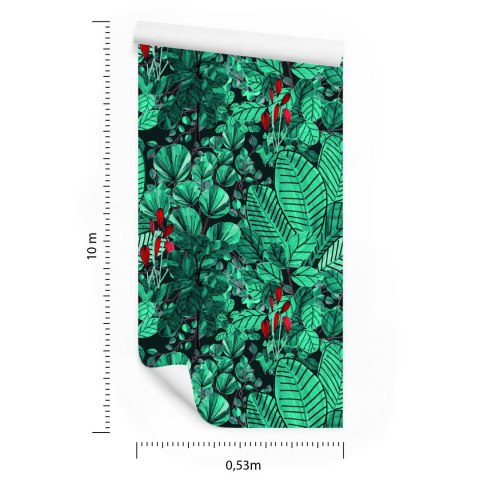 Tapeta Liście Monstery