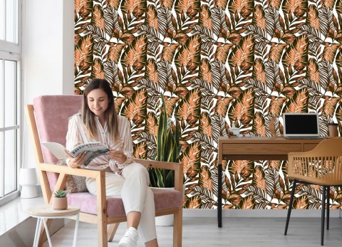 Tapeta Liście Palmy, Marakui I Monstery