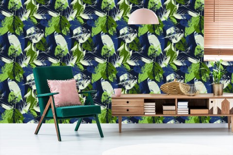 Tapeta Modne Kolorowe Liście