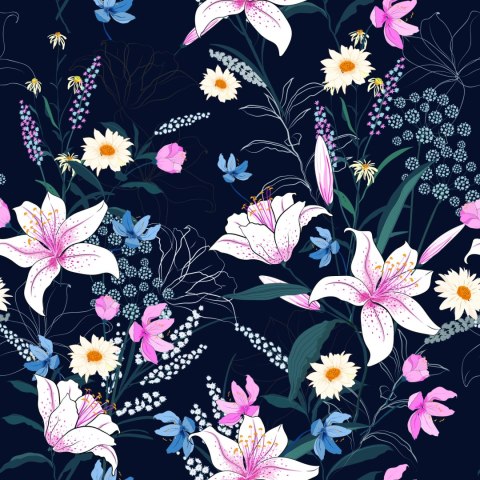 Tapeta Tropikalne Kwiaty