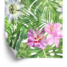 Tapeta Wielobarwne Kwiaty