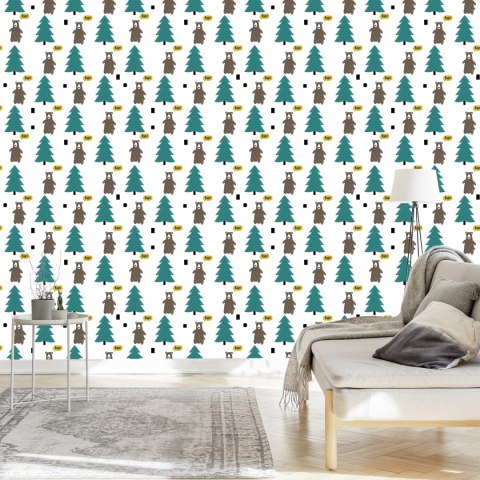 Tapeta Zieleń, Drzewa, Las Pokój Dziecięcy