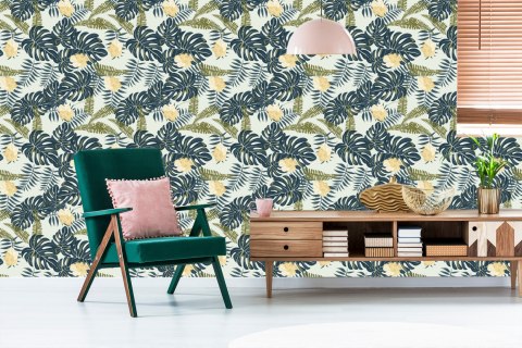 Tapeta Zieleń Liści