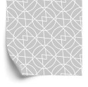 Tapeta Geometryczna Abstrakcja W Odcieniach Szarości