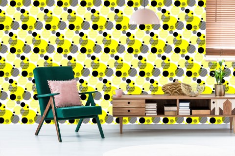 Tapeta Geometryczna - Kropki