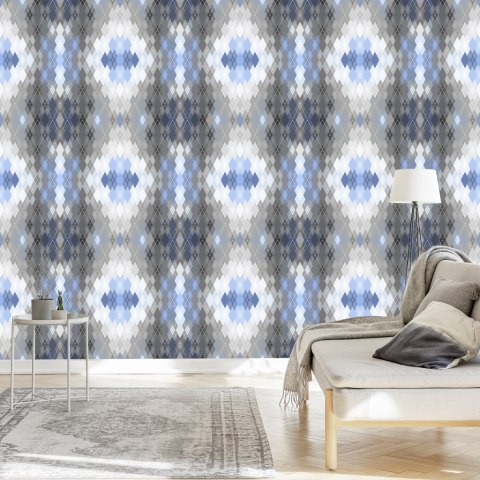 Tapeta Geometryczna - Wzór Argyle