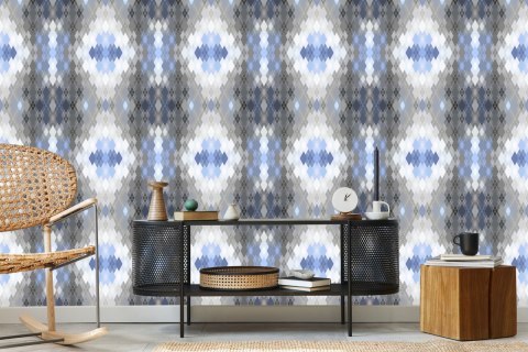 Tapeta Geometryczna - Wzór Argyle