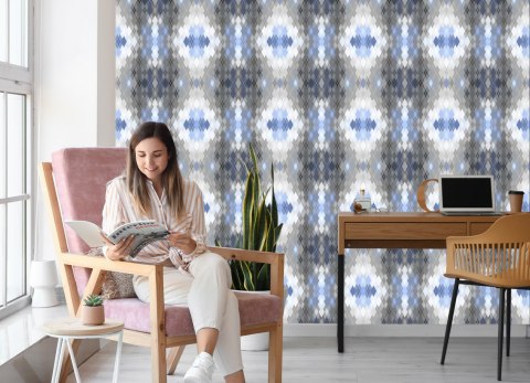 Tapeta Geometryczna - Wzór Argyle