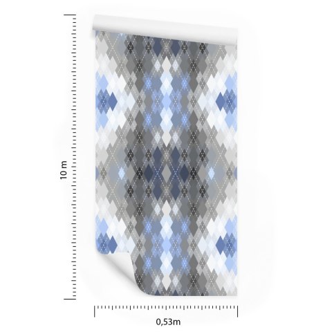 Tapeta Geometryczna - Wzór Argyle