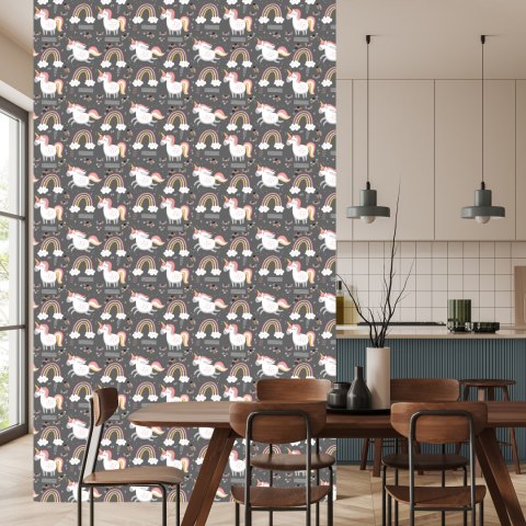 Tapeta Jednorożce Przy Tęczy