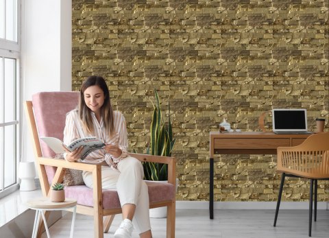 Tapeta Kamień Cegła - Efekt 3D