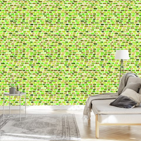 Tapeta Kolorowe Cegiełki - Akwarela