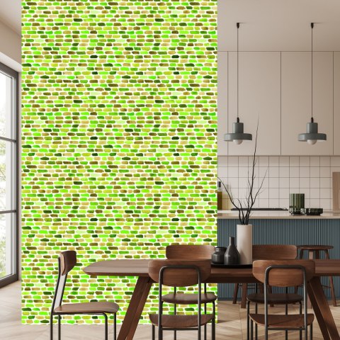 Tapeta Kolorowe Cegiełki - Akwarela