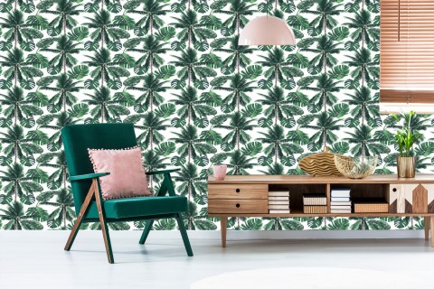 Tapeta Las Palmy Przyroda Do Salonu, Sypialni
