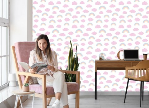 Tapeta Tęcza W Chmurach