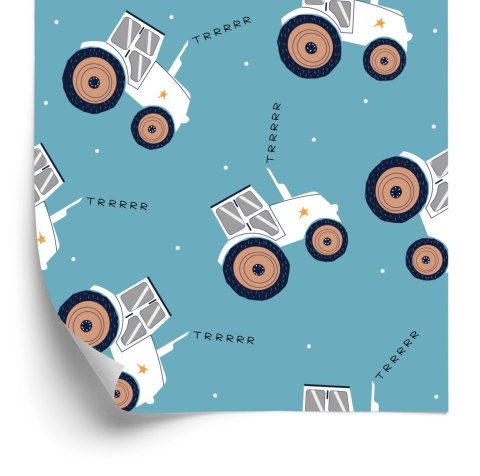 Tapeta Traktory Z Gwiazdkami