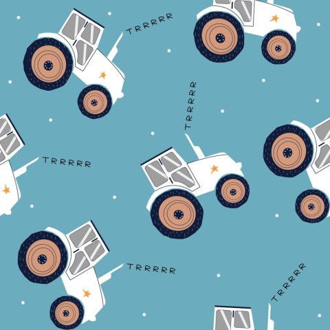 Tapeta Traktory Z Gwiazdkami