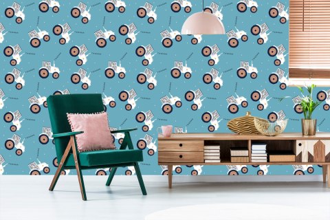 Tapeta Traktory Z Gwiazdkami