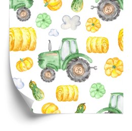 Tapeta Traktory Z Warzywami