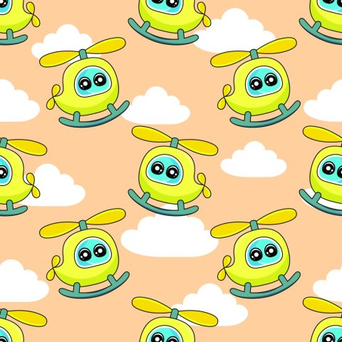 Tapeta Urocze Bajkowe Helikoptery