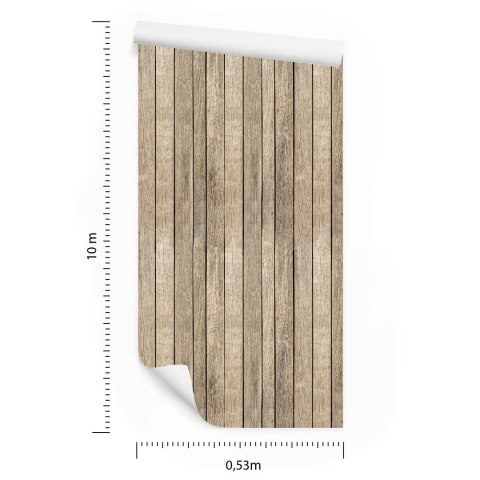 Tapeta Drewniane Deski W Stylu Skandynawskim