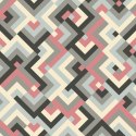 Tapeta Geometryczne Wzory W Stylu Retro