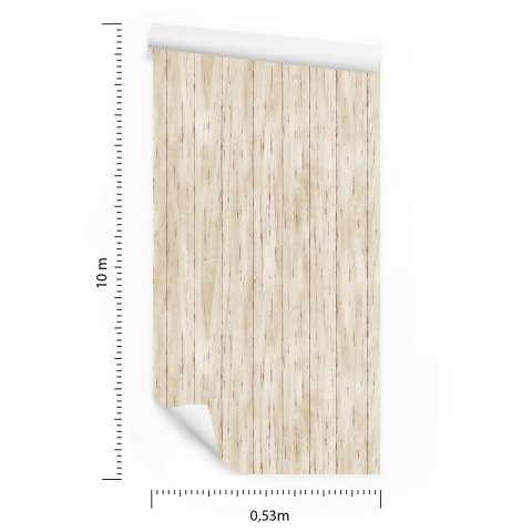 Tapeta Jasne Deski Drewniane