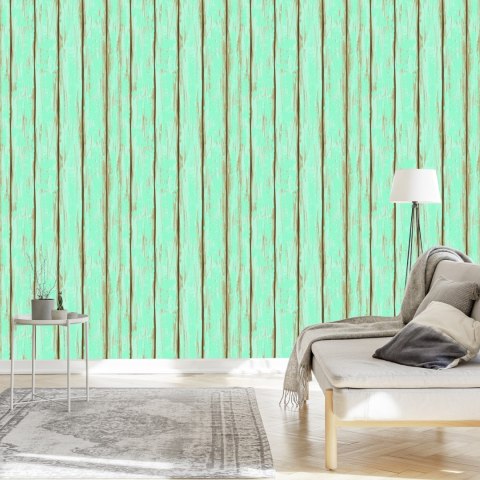 Tapeta Kolorowe Drewniane Deski Z Przecierkami