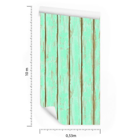 Tapeta Kolorowe Drewniane Deski Z Przecierkami