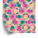 Tapeta Kolorowe Geometryczne Wzory Retro