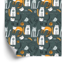 Tapeta Koty W Stylu Skandynawskim, Pokój Dziecięcy