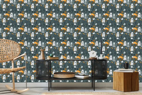 Tapeta Koty W Stylu Skandynawskim, Pokój Dziecięcy