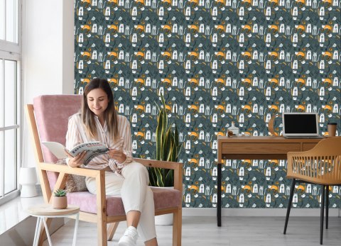 Tapeta Koty W Stylu Skandynawskim, Pokój Dziecięcy