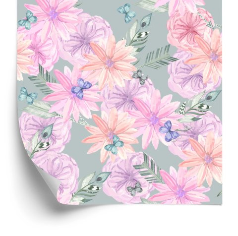 Tapeta Kwiaty W Stylu Boho