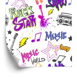 Tapeta Muzyczne Graffiti