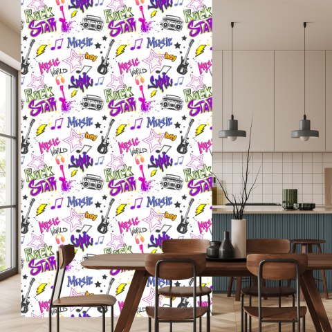 Tapeta Muzyczne Graffiti