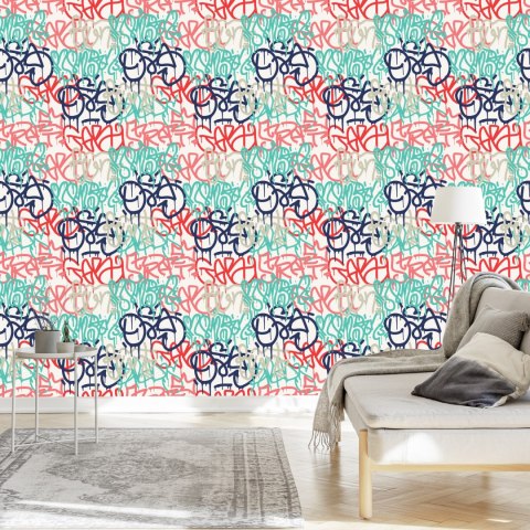 Tapeta Pastelowe Graffiti