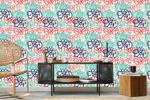 Tapeta Pastelowe Graffiti